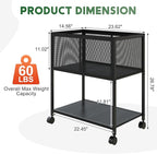 Sbanmao Rolling File Cart, Mobile File Cabinet - Image 7