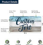 Custom Sign, Custom Street Sign, 11 Font Colors, 13 Font Styles, 4 Hole Options - Image 6