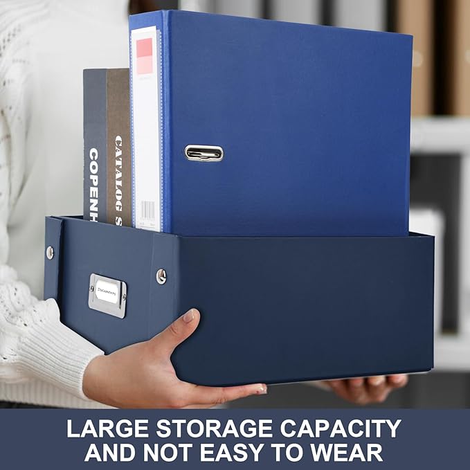 DLUGOPIS 2 Pcs Inch Checks Storage Box - Image 6