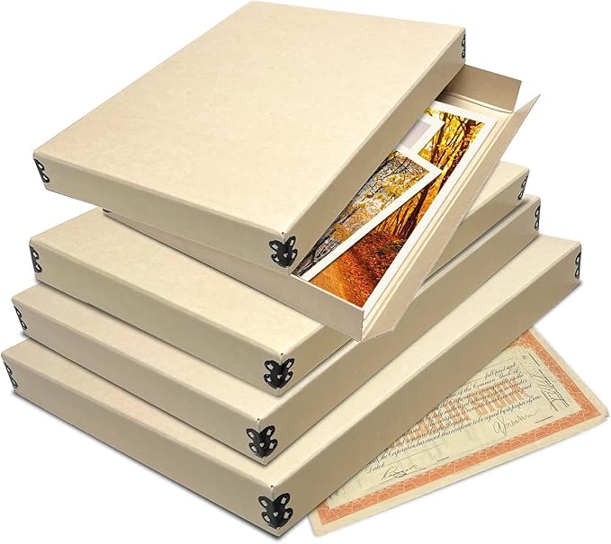 Lineco Museum Archival Storage Box, 11.75x15.25x1.5 in. Drop Front Design. - Image 9