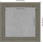 Amanti Art Grey Framed Magnetic Board 21x21 Small Vision Board - Image 4