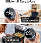 Allbean Digital Kitchen Timer, Large Display Magnetic Countdown Countup Timer - Image 5
