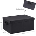 HOONEX Storage Bins with Lids for Organizing, Storage Boxes with 2 Carrying - Image 7