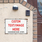 Custom Sign Personalized Custom Metal Sign, Customize - Image 2