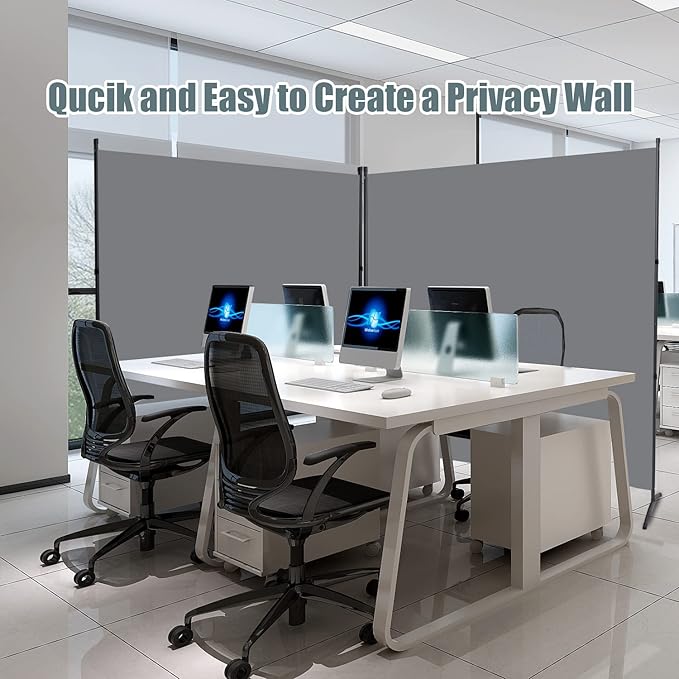 Room Divider Single Panel Privacy Screen, Thickened Fabric 6FT Room Divider - Image 4