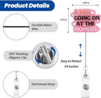 A Lot Going on at The Moment Funny Nurse Badge Reel, Retractable ID Card Badge - Image 4