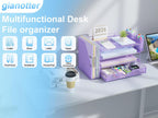 gianotter desk organizers and accessories with file holder, side view