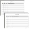Activity Log Notepads Pad Planners to List a Task, Action or Contact. A by LifeCharge