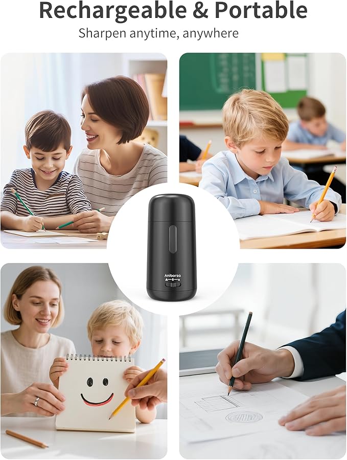 Aniborsa Automatic Electric Pencil Sharpener - Image 6