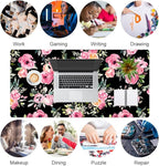 QIYI Large Mouse Pad, Floral Desk Mat - Image 7