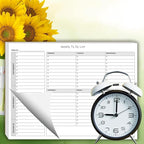 Life Charge Weekly To Do List Planner Notepad, 60 Page Task Planning Pad - Image 5