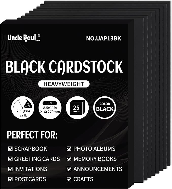 Black Cardstock by UnclePaul
