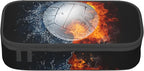 Sports Volleyball Pencil Box Black Kids Teens Pencil Pouch - Image 6