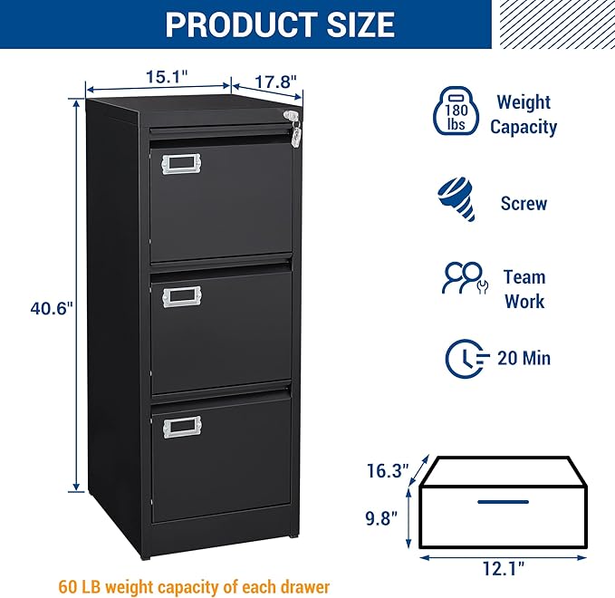 Fesbos Vertical File Cabinets - Image 3