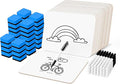 Dry Erase LapBoards, PANDRI 36 Pack Double Sided 12.5 x 9 Inch Dry Erase Boards by PANDRI