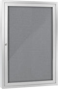 Enclosed Bulletin Board with Locking Door, Outdoor Bulletin Board Weatherproof by Unknown