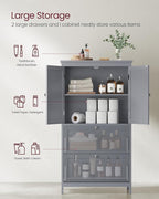 VASAGLE Floor Storage Cabinet, Freestanding Storage Unit - Image 5