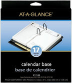 At-a-Glance Loose-Leaf Desk Calendar Base for 3.5 x 6 Inch Page Size, Black (E17-00)