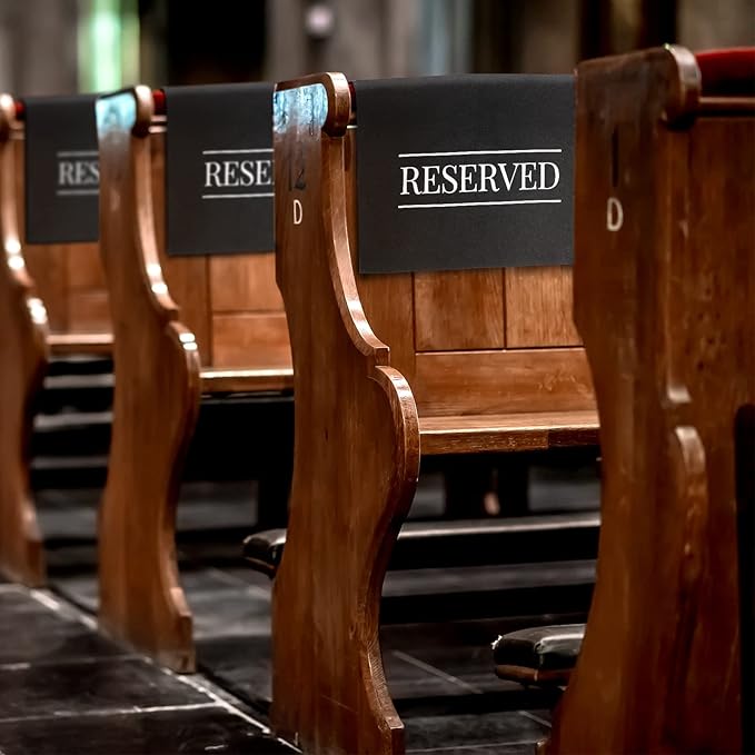 Buryeah 6 Pcs Reserved Seating Signs - Image 4