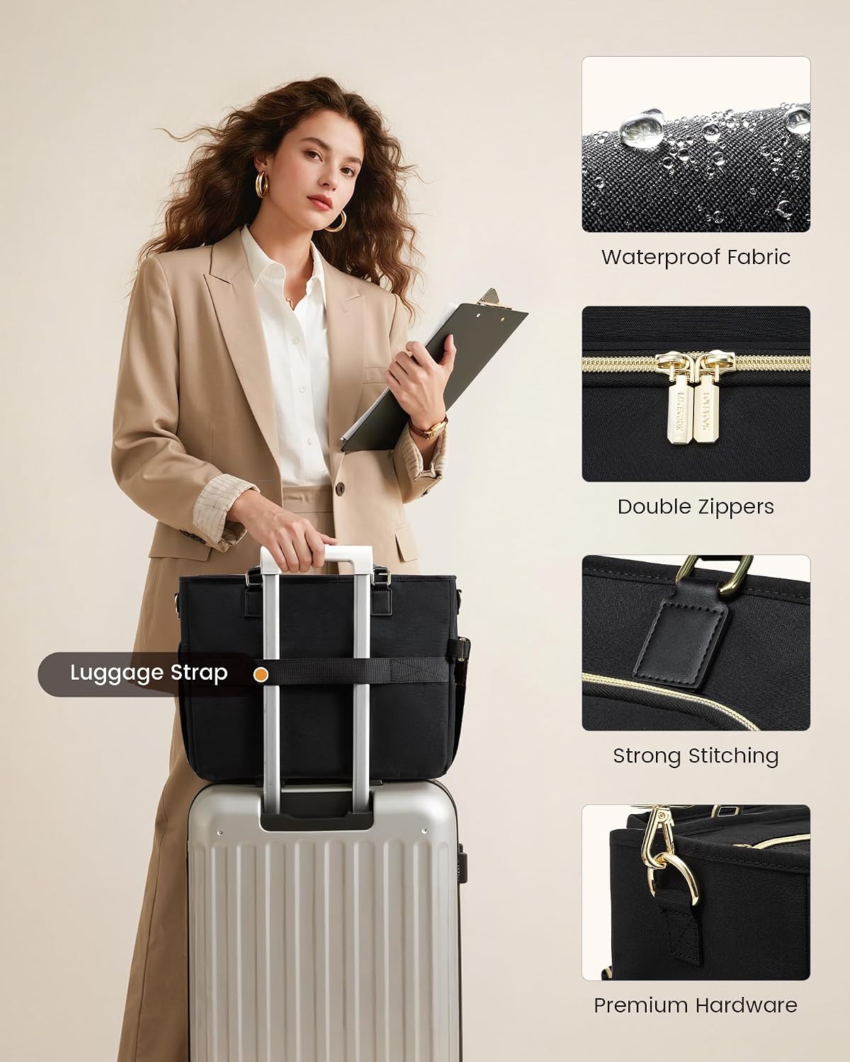 lovevook work tote bag for women,laptop bag with, package contents