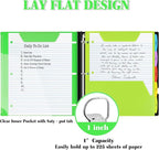 INFUN 1 Inch Telescoping 3 Ring Binder - Image 3