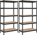 songmics set of 2 5-tier boltless assembly storage, main product view