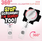 Aoryalps Retractable Badge Reel Holder Retractable - Image 4