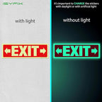 iSYFIX Exit Stickers Signs - Image 2
