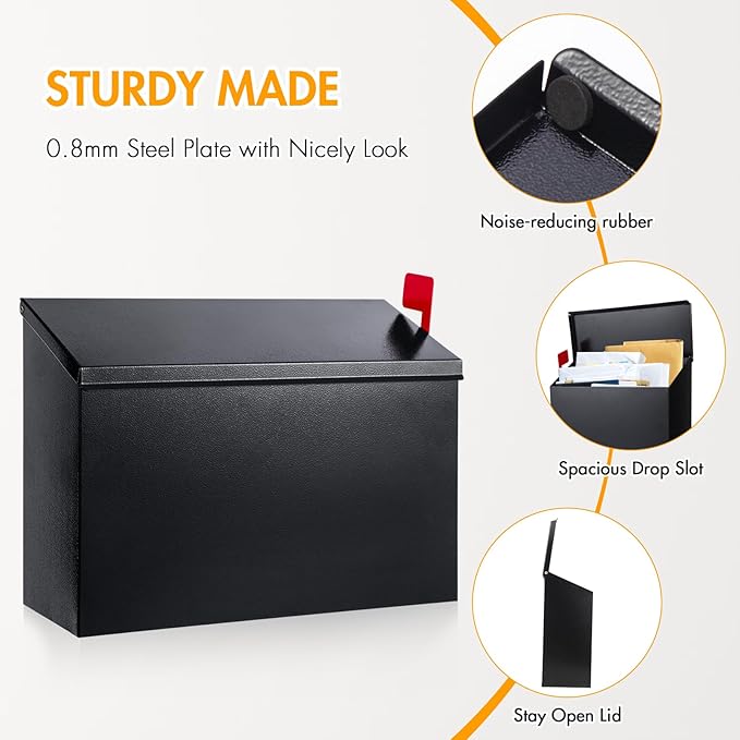 Wall Mount Mailbox for Outside - Image 4