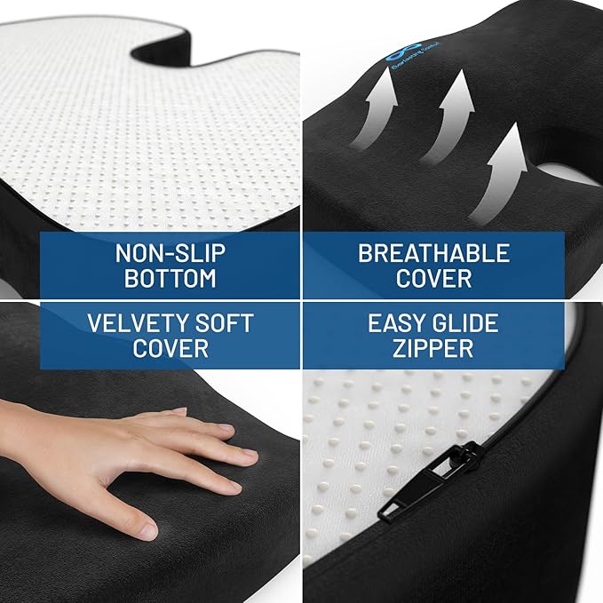 Everlasting Comfort Doctor Recommended Memory Foam Seat Cushion - Image 8