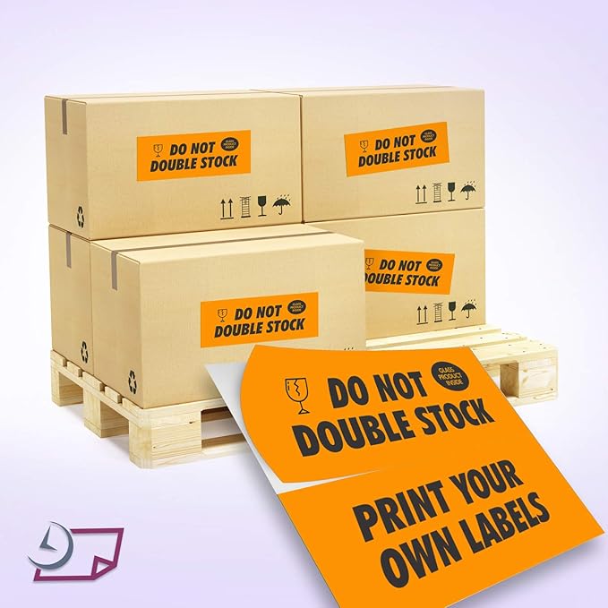 NextDayLabels 8-1/2 x 11" Neon Color High Light Fluorescent Labels - Image 3