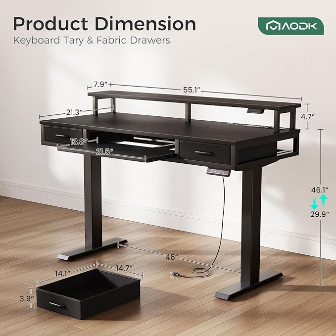 AODK Electric Standing Desk - Image 3