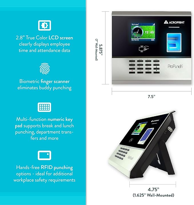 Acroprint ProPunch Time Clock System - Image 6
