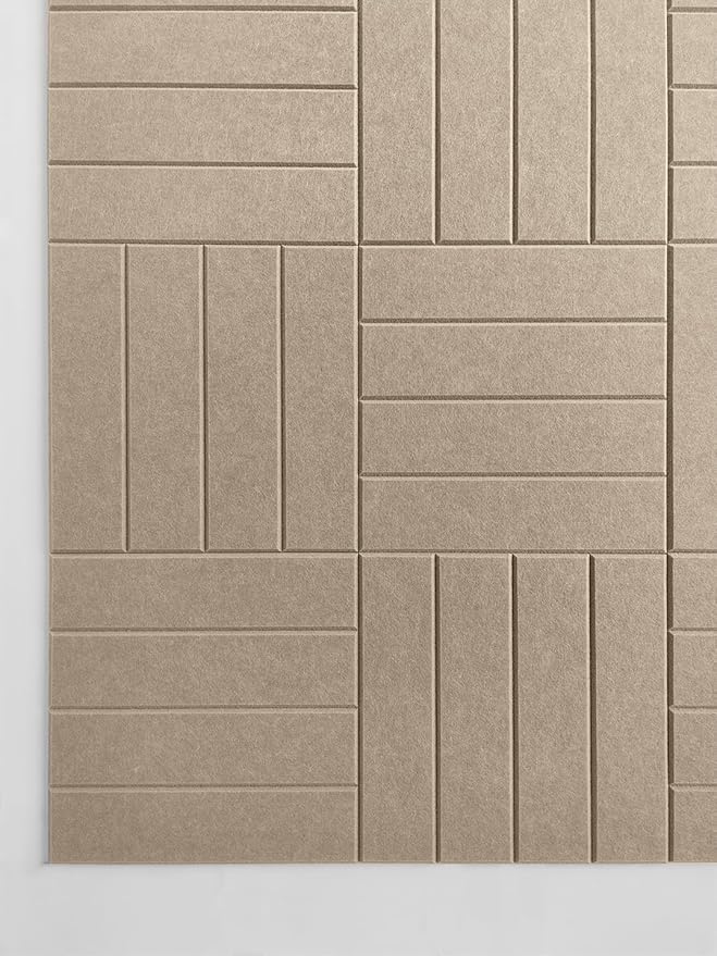 DECORITA Felt Bulletin Board Tiles | Modern Cork Board Alternative | Large Cork - Image 5