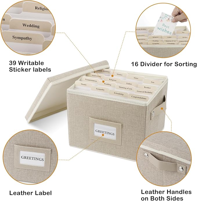 Greeting Card Organizer Box - Image 4