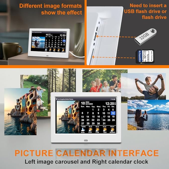 TIMEMOON WiFi Digtial Calendar Clock - Image 4