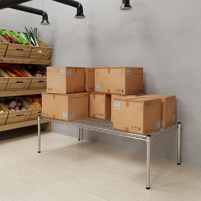 Regal Altair 24" Deep x 48" Wide x 14" Height Wire Shelving Kit | 1-Tier | NSF - Image 2