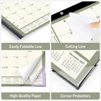 Forvencer 22" x 17" Large Desk Calendar 2026, 20 Months Calendar Runs from - Image 6