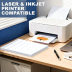 8.5 x 11 Inch White Cardstock 40 Sheets, Premium Thick White Card Stock Paper - Image 5