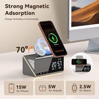 TobenONE 6-in-1 Alarm Clock Wireless Charging Station - Image 8