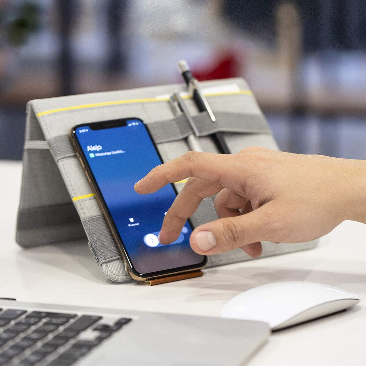 Beblau FOLD Portable TECH Organizer attachable to your Devices | Desk Sleeve ...