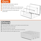 Richboom Acrylic File Sorter, 8.5"x6.3"x6.2", Upright File Organizer - Image 5