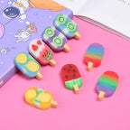 DOMG 16 Pcs Cute Fruit Shaped Ice Cream Erasers - Image 4
