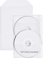 100 Clear CPP Movie Plastic Sleeves + 2 Disc Non-Woven Sleeves by StarTechDeals by Unknown