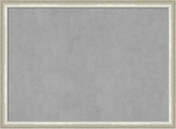 Amanti Art Silver Framed Magnetic Board 22x30 Medium Vision Board by AmantiArt