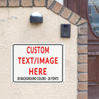 Custom Sign Personalized Custom Metal Sign, Customize - Image 2