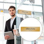 Richboom Acrylic Wall Name Plate Holder, 2x8 Inch, 30 Pack Clear Acrylic Sign - Image 6