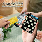 BWEGRHE Small Travel Wallets, Cute Dinosaurs Slim Minimalist Front Pocket Wallet - Image 4