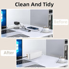 YaeCCC Cable Management Organizer Box Power Strips Hider Power Cords Hider - Image 4