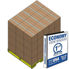 Samsill Economy 1.5 Inch 3 Ring Binder Bulk Pallet, Made in The USA, Round Ring by Samsill